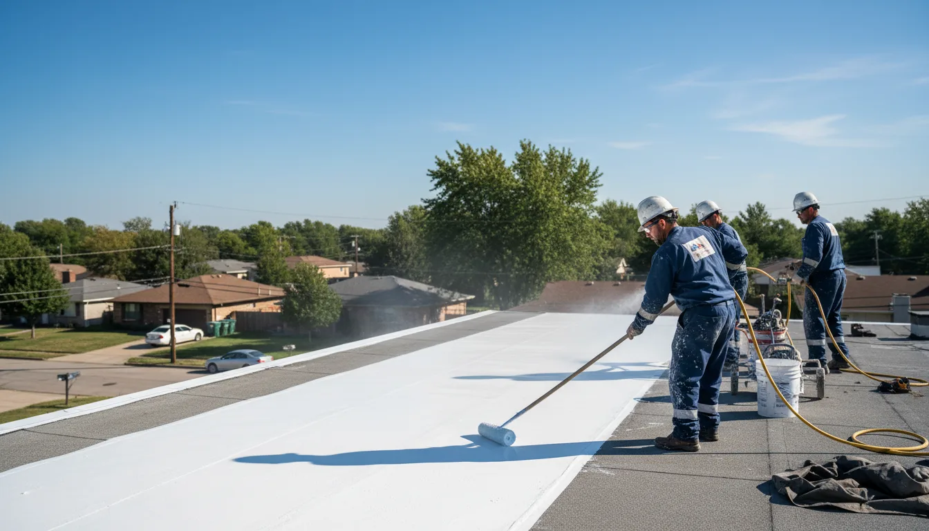 Commercial roof coating in Toledo, IA near me